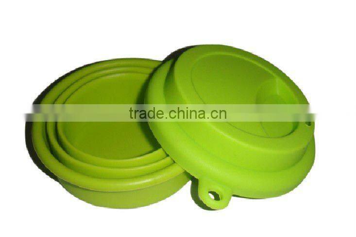 Free packing Colorful Silicone Collapsible Cup