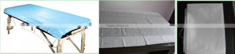 disposable nonwoven bedsheet for hospital 150*220cm