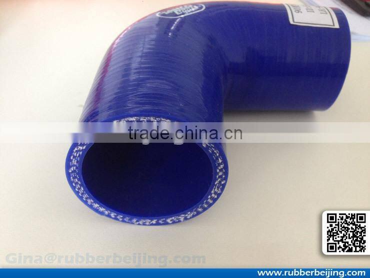 Polyester/nomex reinforced straight silicone hose