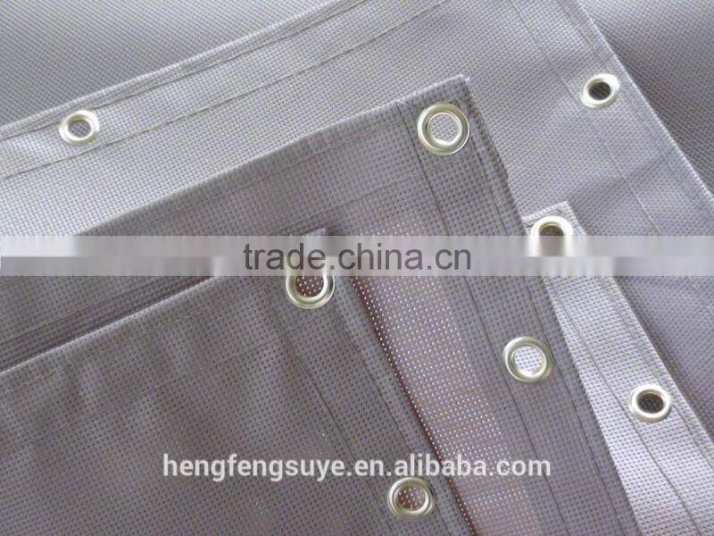 Flame Retardant PVC Dip Mesh Sheet 160GSM 420D/16X15