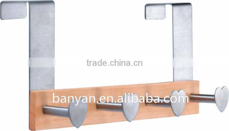 Stainless Steel Hanging Coat Hooks /Door Hooks With 5 Hook