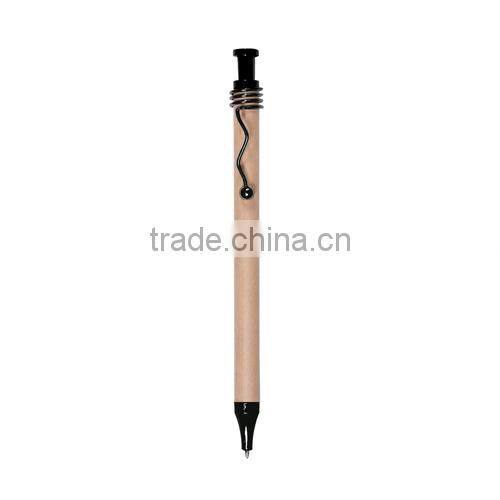 Popular recycled paper ball pen with cardboard barrel