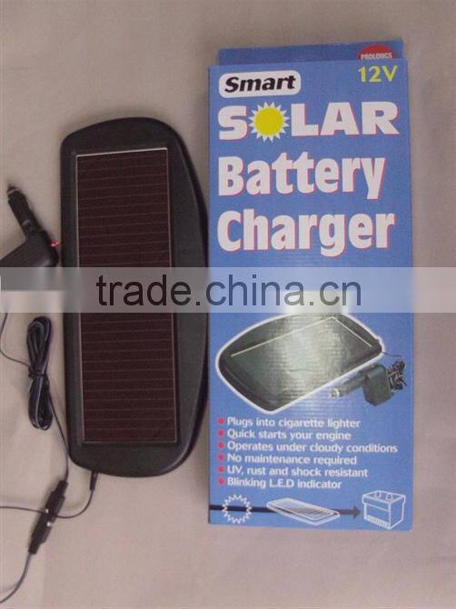solar car battery charger universal portable solar battery charger 12v