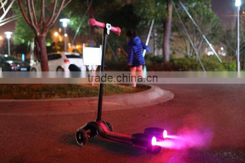 Cool Foldable Mist Spray Scooter For kids, Adjustable High Run scooter of gift for Children