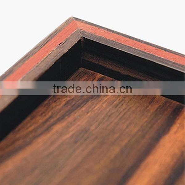 100% Solid Wood Original Napkin Packaging Box, Retro Art Paper Towels Storage Box