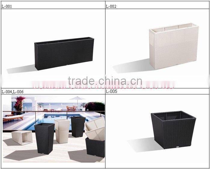 outdoor rattan T-durable flower pot FP-324A