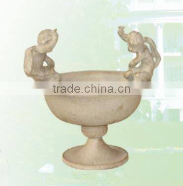 Small indoor decoration flower pot cast iron antique flower pot