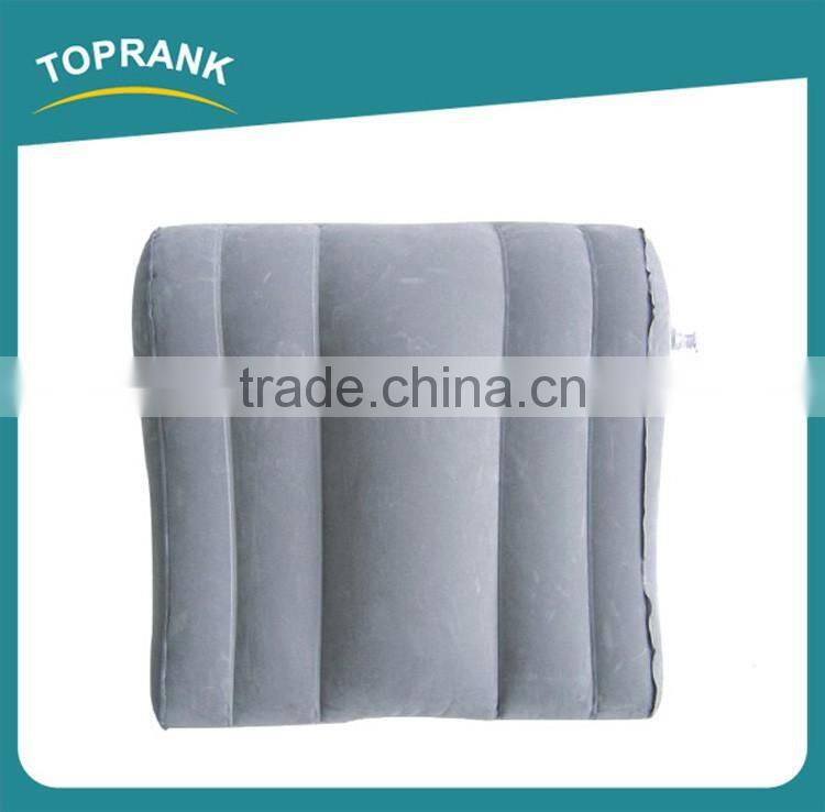 Toprank Self Automatic Beach Pillow Portable Travel Camping Pillow PVC Inflatable Travel Pillow For Neck Rest