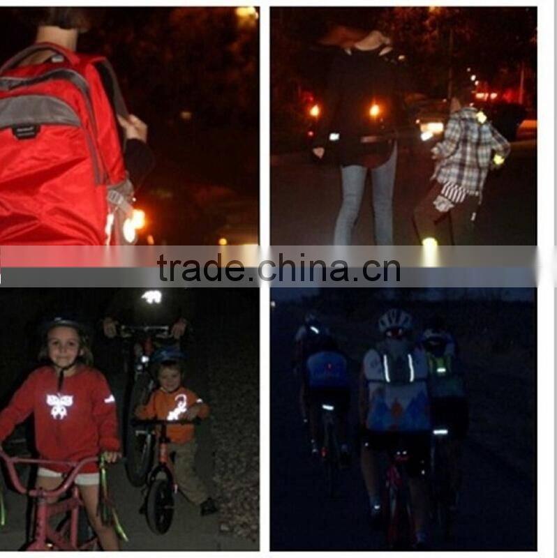 EN13356 PMMA rectangle reflector keychain