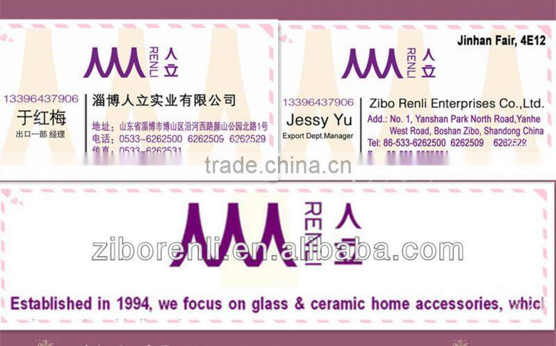 Coffee Decoration Glass Pebbles Thick Glass Vase for Sale