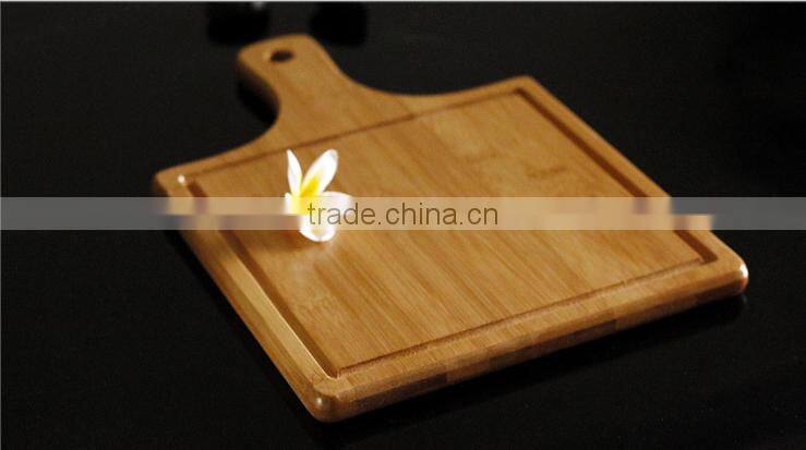 Elegant solid wooden square pizza board,pizza serving tray