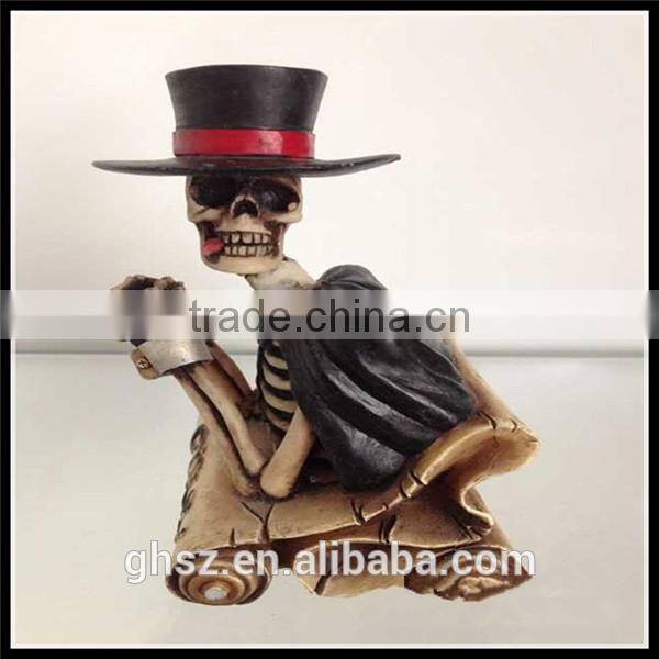 Custom collectible World War Two soldier skull bust model china manufacturer