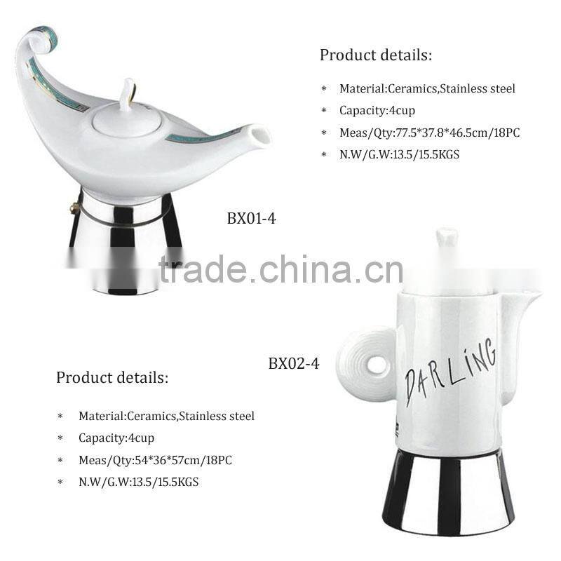 3cups electric espresso antique coffee maker moka espresso coffee pot