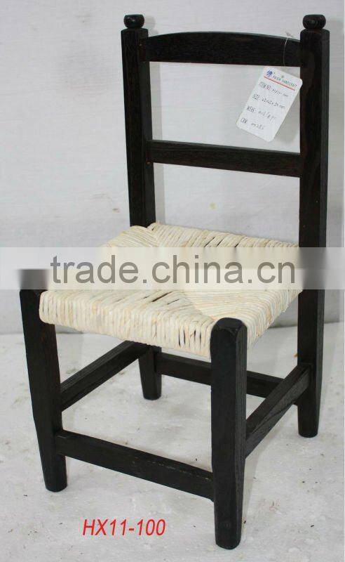 Antique wooden saet stool for children