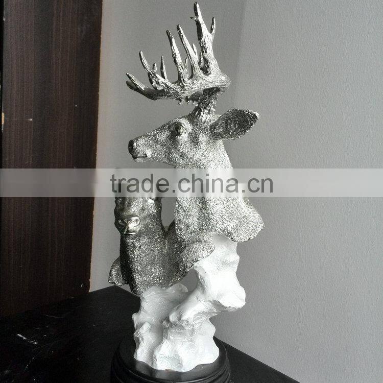 FRP reindeer statue