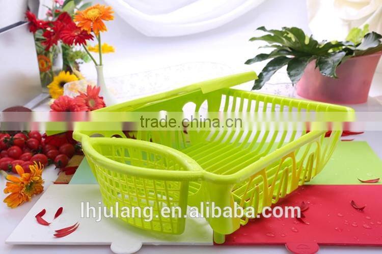 Wholesale useful plastic dish drainer for kitchen / plastic dish rack