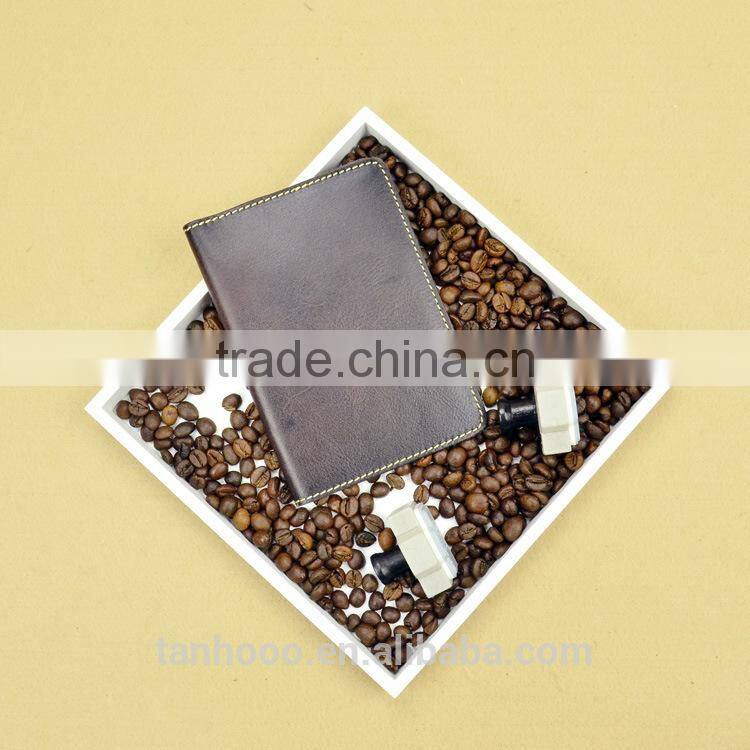 leather business card holder ,fancy passport holder soft good leather