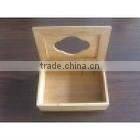 simple wooden tissue box