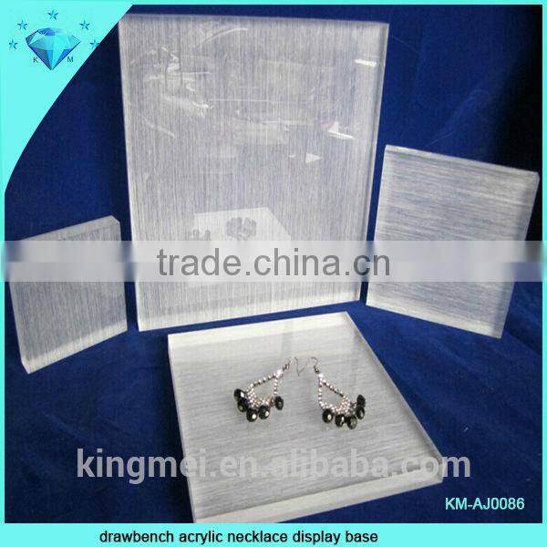 acrylic plastic tray with dividers and drawer