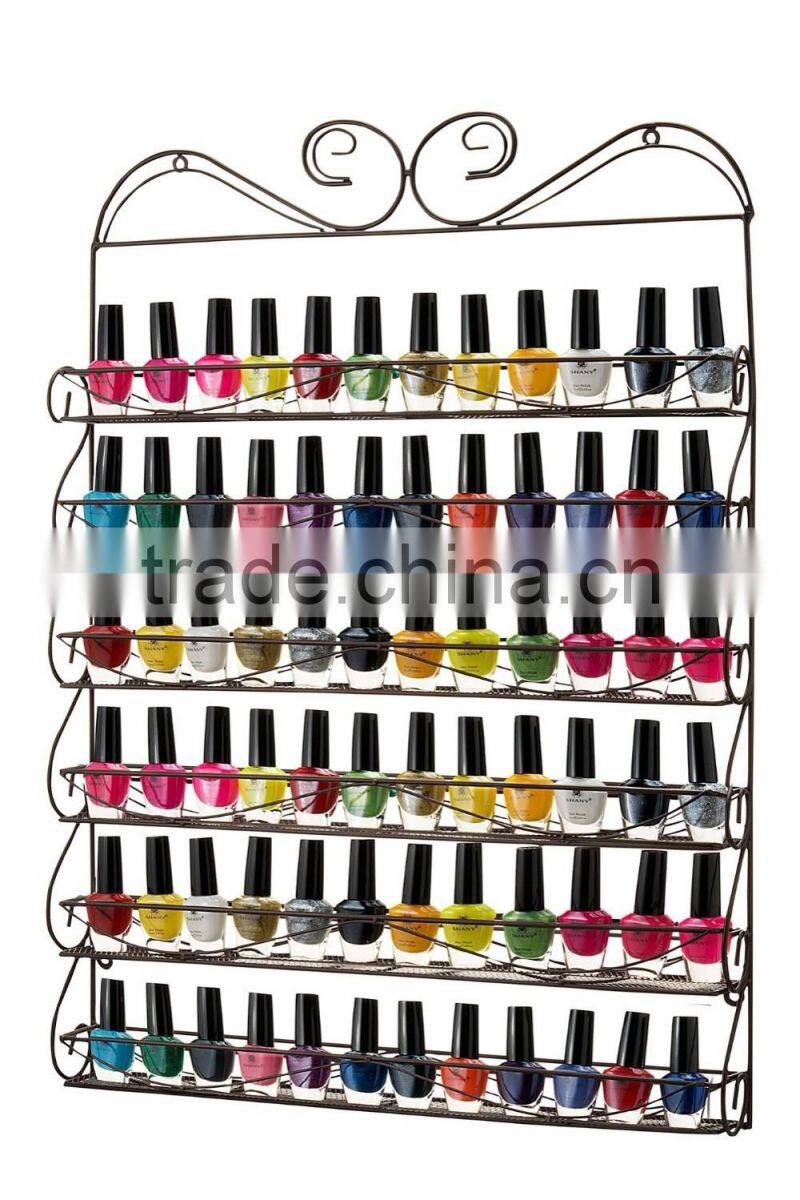 Nail Polish Rack Nail Polish Organizer Holds up to 102 Bottles Metal Frame
