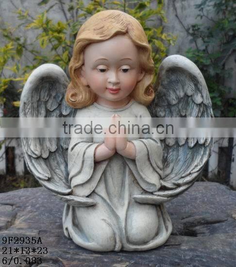 resin cupid angel garden decoration