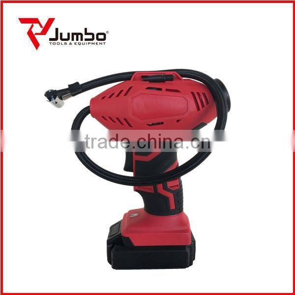 CAP110 New product 18V cordless battery type electric air pump mini air pump for car tire