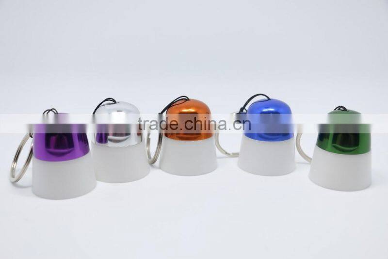 Mini size Cute design retracted Led Flashlight Torch Light with Key chain