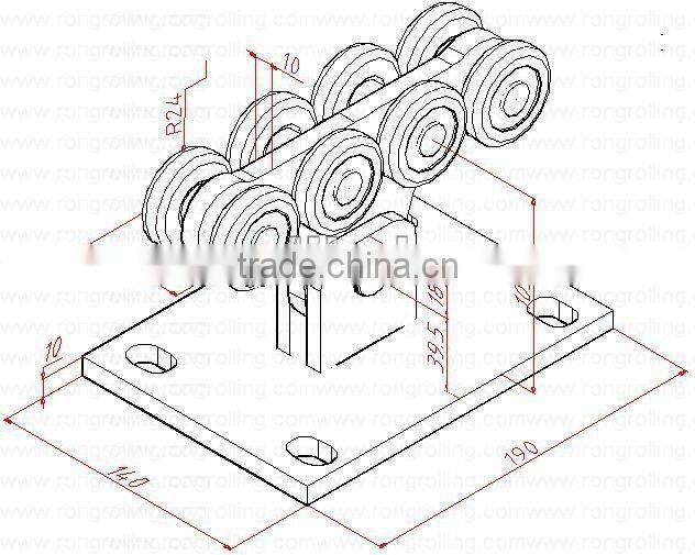 Cantilever Door Wheels For Automatic Door