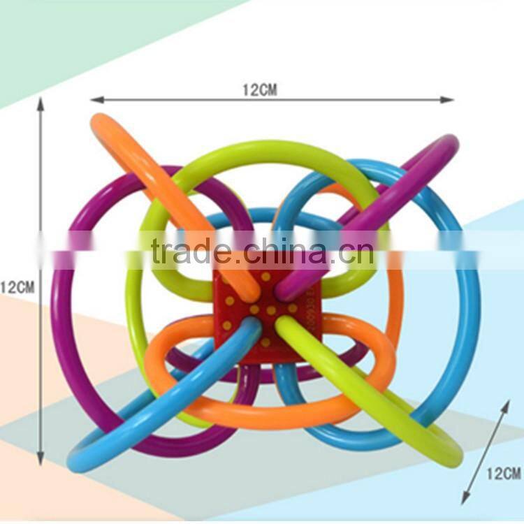 wholesale baby teether toy winkel rattle baby teeth rattle toys