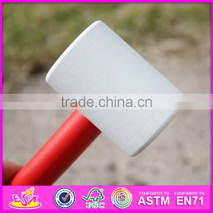 2016 new design baby toy wooden pounding bench W11G026