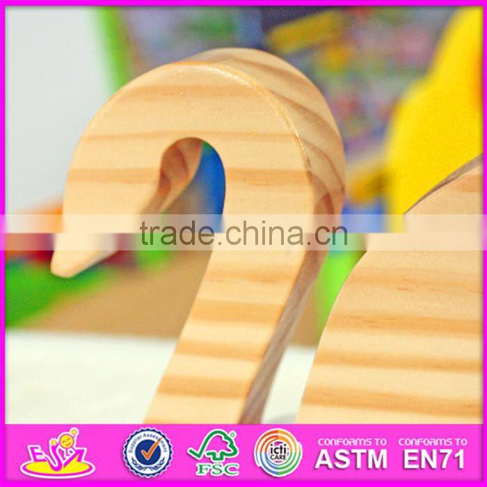 2016 new design kids toy wooden swan W05B149