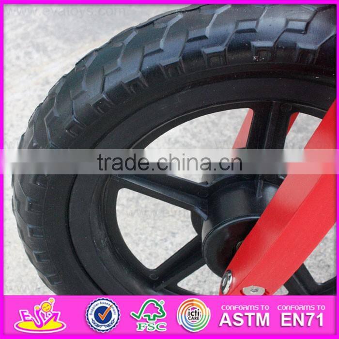 2016 wholesale cheap red kids wooden balance bicycle prices W16C143