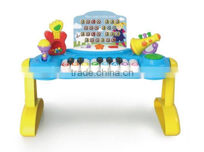 newest battery bolster milt function plush horse toys for baby with EN71