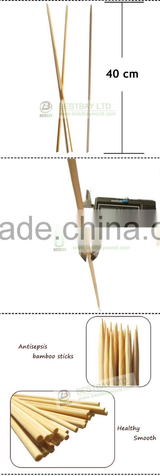 35-40cm square long marshmallow bamboo skewers,bamboo skewers wholesale