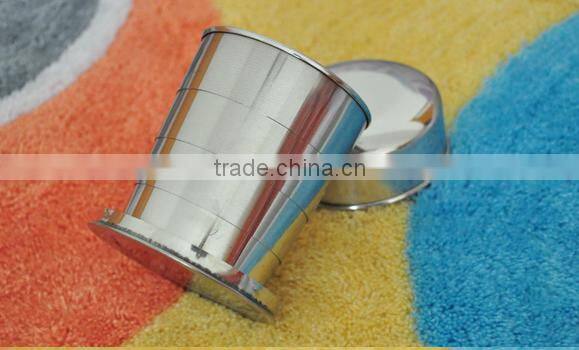 Six-layer Stainless Steel Flexible Folding Portable Cups or Travelling Cups