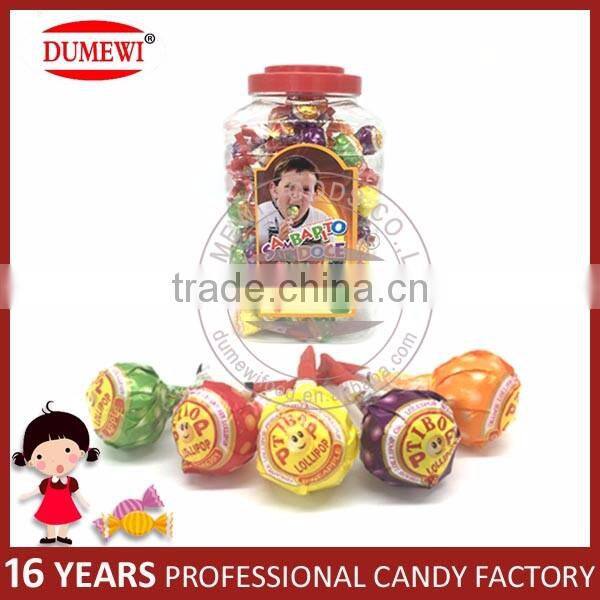 Colorful Hard Candy Tin Can Sour Candy