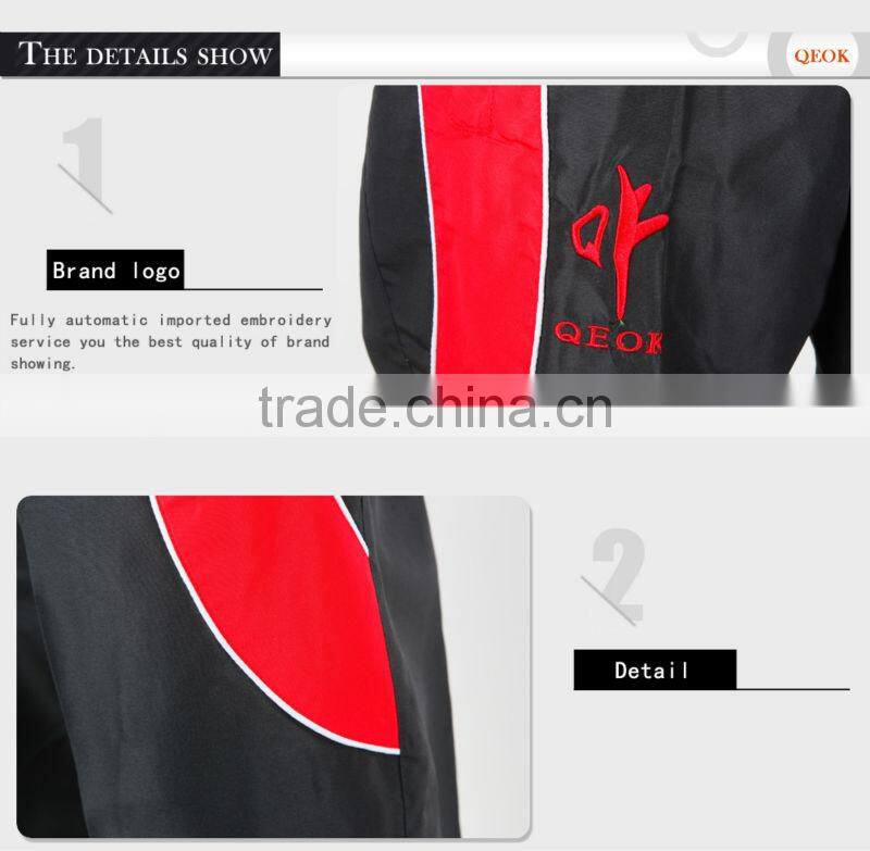 Custom sublimation red black jogging training pants