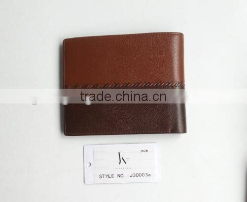 Genuine cow leather wallet gift set J30003a