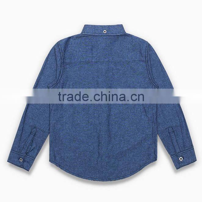 Children Denim shirt dress casual fashion shirts for boys