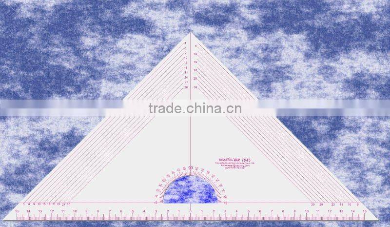 Kearing Transparent PVC Flexible Craft Grading & Flexible Garment Rulers 2"*24" Fashion Design Plastic Rulers# 8248