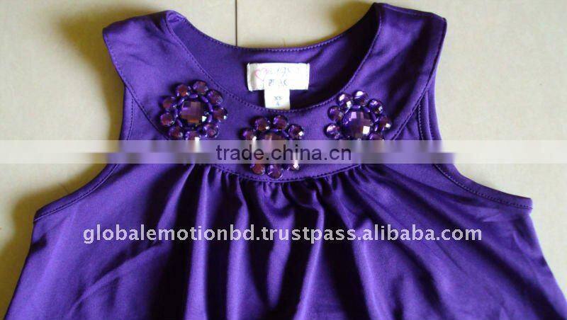 2012 Latest design cute girls dress