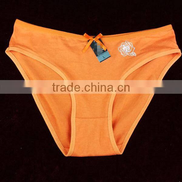 Stock Ladies Nylon And Cotton Brief Panties With Many Styles