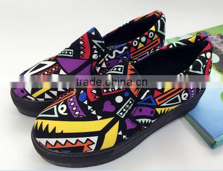 GZY Really hotsale ethnic style cheap price canvas factory guangzhou stock shoes