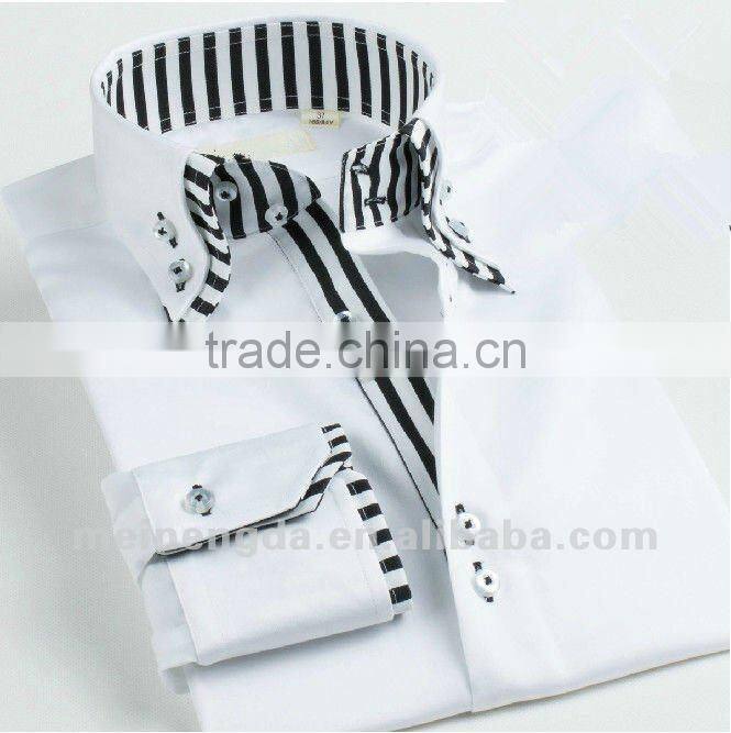 double collar shirt for men