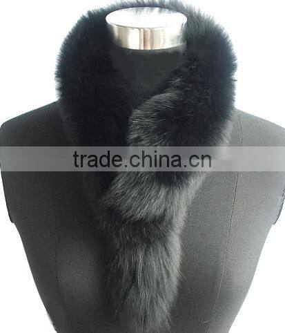 CX-S-84B Good Quality Fox Fur Scarf / Fashion Fox Fur Cheap Scarf For Warming Or Beautiful