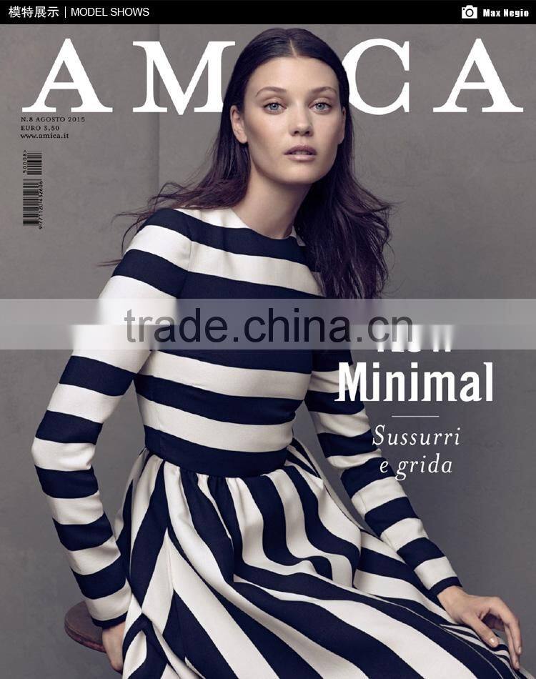 New Sexy Black White Stripes Chevron Print Strapless Evening Dress Fancy Maxi Dress Bodycon Dresses For Summer