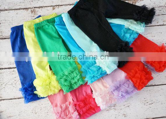Children's summer boutique clothes wholesale baby sequin pants kids sew sassy icing legging