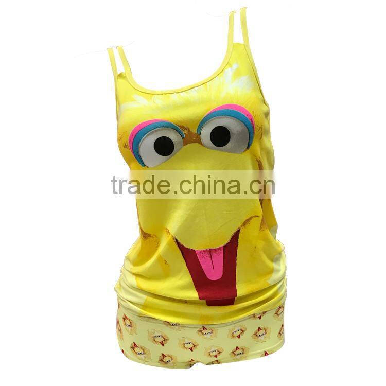 New Arrival Fashion Comfortable Summer Cotton Material Eco-Friendly Women Pajamas Sleepwear