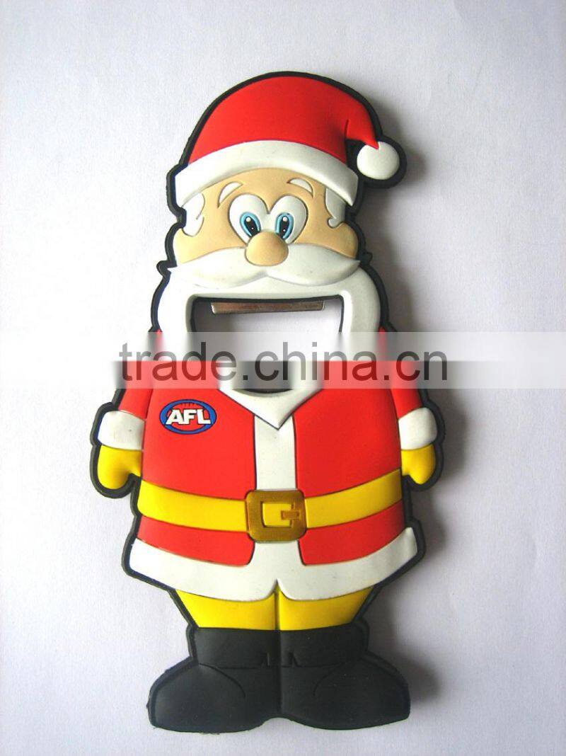 3D pvc cartoon figurine bottle opener