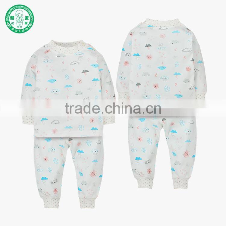Light colors healthy for babies Newborn unisex baby sleeping clothing sets
